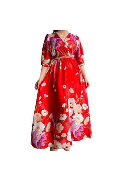 Ie Traditionala Rochie Lungă Satinată Iris 2