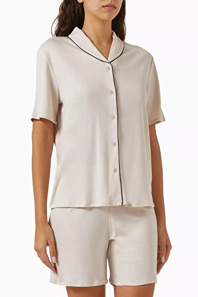 Hanro Natural Comfort Lyocell Luxury Pajama Set Lightweight and Breathable Design