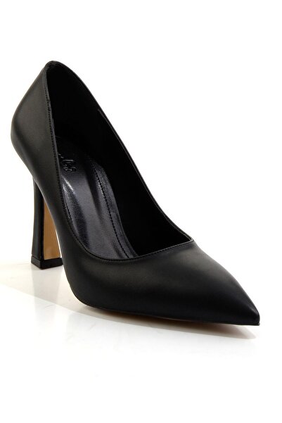 Bambi Siyah Kadın Klasik Topuklu Ayakkabı K01565015309