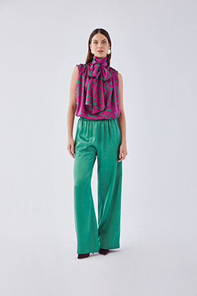 IDYL BELİ LASTİKLİ PALAZZO PANTOLON