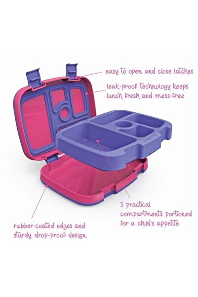 Bentgo Lunch Box for Kids - Bento Design with 5 Sections
