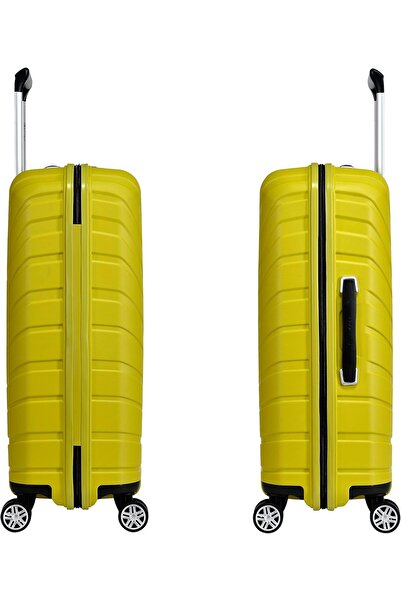 eminent Suitcase Hard Shell Luggage Lightweight Polypropylene Quiet Double Wheels TSA Lock B0011 (Ch