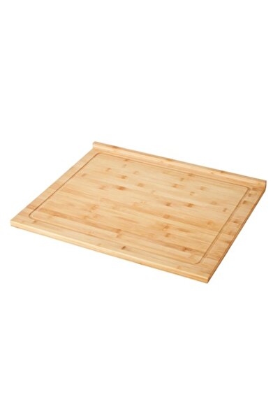SHOPIENS Large Bamboo Chopping Board Shopiens®, Inclined, 54 x 46 cm,
