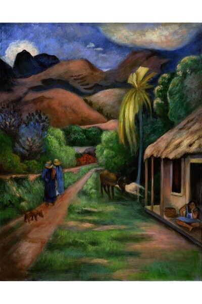 Royal Pictura pe panza Drum montan