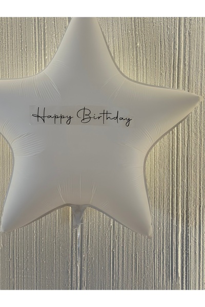Kukuletaparty "Happy Birthday" Dev Yıldız Balon