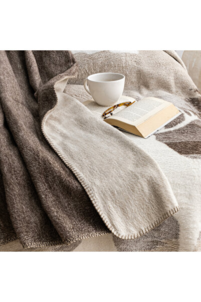 Schafer Home Deer Double Blanket 200X220 cm 1 Piece-Brown