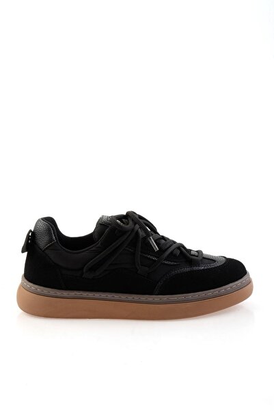Bambi Siyah Kadın Sneaker K01188333472