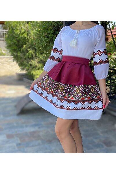 Ie Traditionala Rochie Traditionala stilizata cu Laura 4