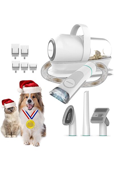 Neakasa مجموعة العناية بالحيوانات الأليفة P1 Pro وشفط 99% من شعر الحيوانات ال...