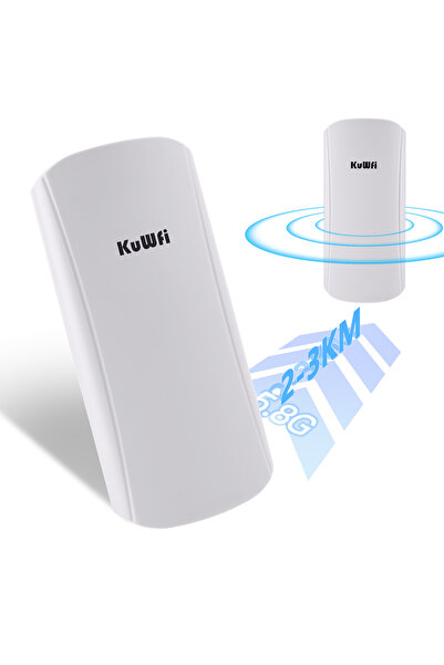 KuWFi Signal Amplifier, Bridge Type Wireless 5.8G, CPE452, Point to point, 2- 3 km, 450 Mbps, with PoE