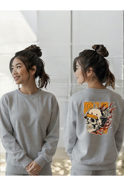 ArtYus Unisex cu mânecă lungă Bron To Read Transfer cu imprimeu guler rotund ...