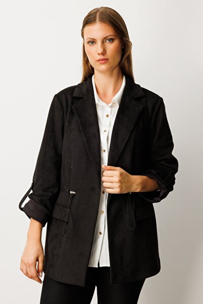 Ekol Elastic Waist Chamois Leather Jacket