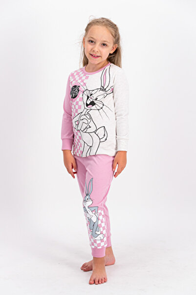 BUGS BUNNY Girl's Cream Pajama Set