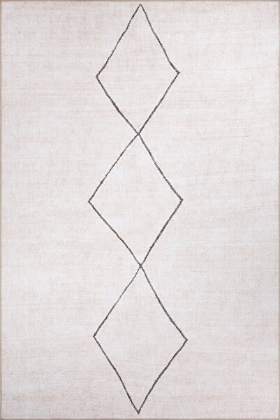 ARTLOOP Soul Etnik Desenli Dokuma Taban Dekoratif Bej Halı AL 194