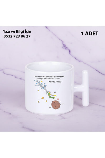 Ceymas Hediyelik كوب بطبعات الأمير الصغير