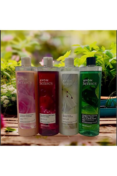 AVON Senses 500 ml 4 lü Duş jeli seti