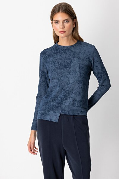 ON Batik Desenli Cep Detaylı Sweat