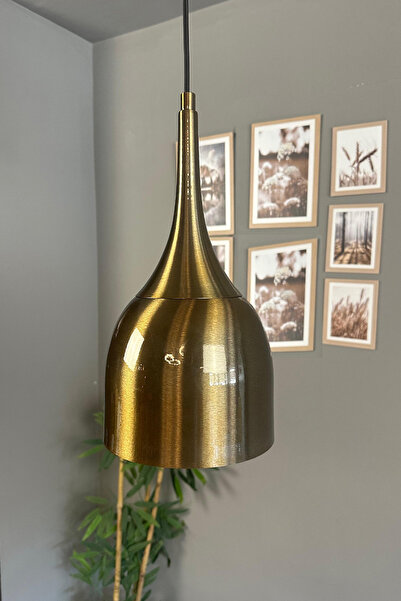 Bamyum Deep Eskitme Eskitme Külah Başlık Tekli Avize Sarkıt Salon Mutfak Buti...