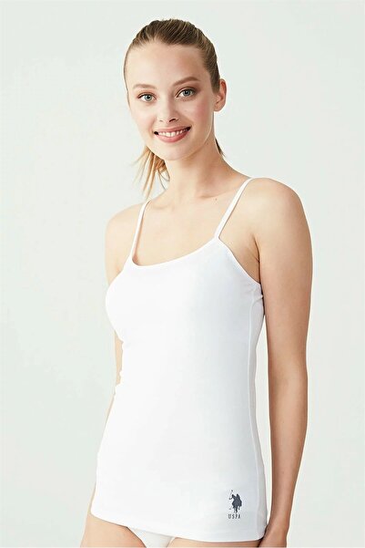U.S. Polo Assn. Woman, Uspa, Licensed, Rope Strap, White Undershirt