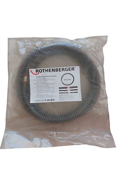 Rothenberger 22 mm Orjinal Boru Temizleme ve Tıkanıklık Açma Spirali