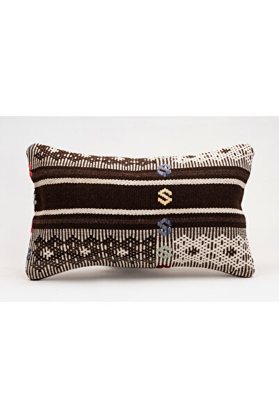 Kilim Whole Sale غطاء وسادة عتيق مصنوع يدويًا من الكليم والصوف، مقاس 30x50 سم