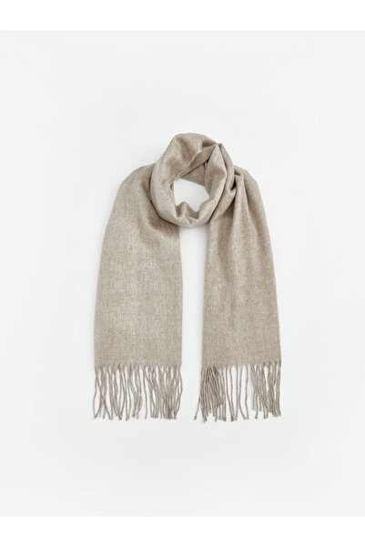 LC Waikiki Sparkling Choices from Shining Store |   Plain Tassel Women's Scarf