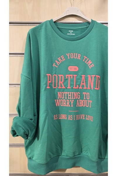 trendbysena Γυναικείο φούτερ με φαρδιά κοπή