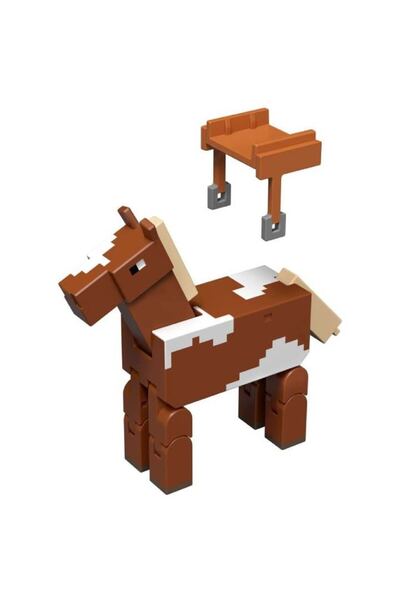 mattel Minecraft Core 2 Pack Stable Master Makena & Horse Figurine