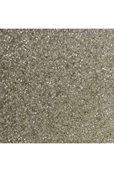 Bi hızlı Miyuki Boncuk 11/0, Miyuki Delica Boncuk, 2 Gram, (DB41) Şeffaf Gümüş