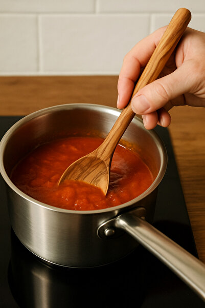 Home Olive Spoon 32 Cm, Wooden Spoon, Wooden Spoon