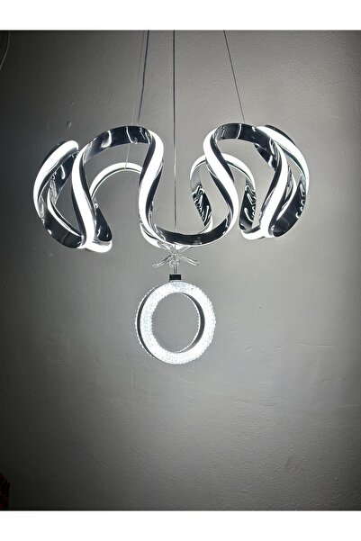 Lamira aydınlatma YENİ AHTAPOT KRİSTAL HALKA LED AVİZE MODELİMİZ