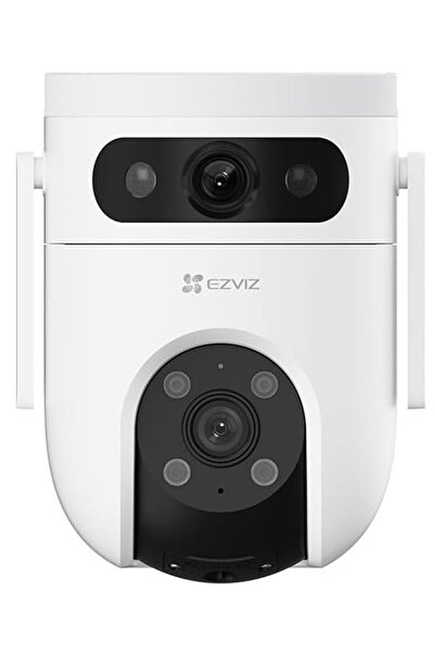 EZVIZ H9C Dual Lens 3K Camera with Color Night Vision, 360° Panoramic Coverage, and Two-Way Audio