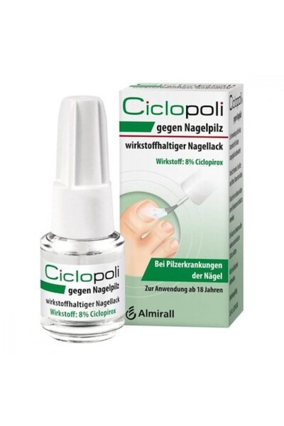Almirall Hermal GmbH Lac Medicinal, Almirall Hermal, Ciclopoli, Anti-Fungic impotriva Ciupercii Unghiei, cu Ciclopirox, 3