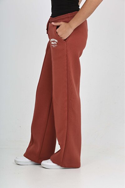 Toontoy Girl's Wide Leg Printed Sweatpants