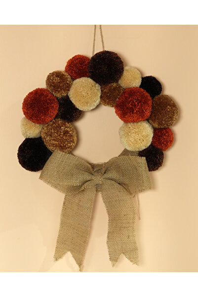 Bonila Handmade زخرفة باب مصنوعة يدويًا بتفاصيل شريطية ملونة