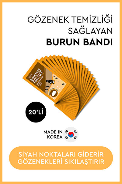 Mjcare Nose Patch - Siyah Nokta ve Gözenek İçin Temizleyici Burun Bandı 20'li