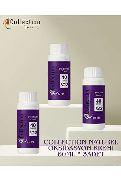 collection natural 40 VOLUME OKSİDAN 60ML * 3 ADET