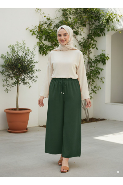 lavrisa Παντελόνι Ayrobin με ελαστική μέση - LVR005