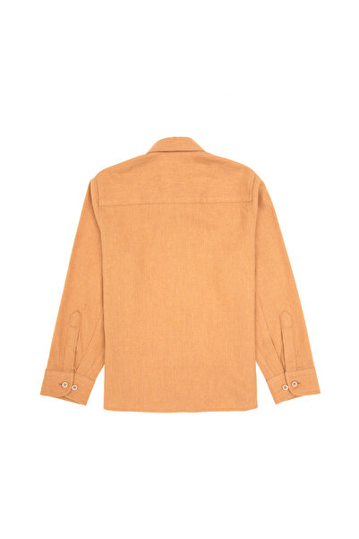 U.S. Polo Assn. Boy's Camel Long Sleeve Basic Shirt 50316769-Vr015