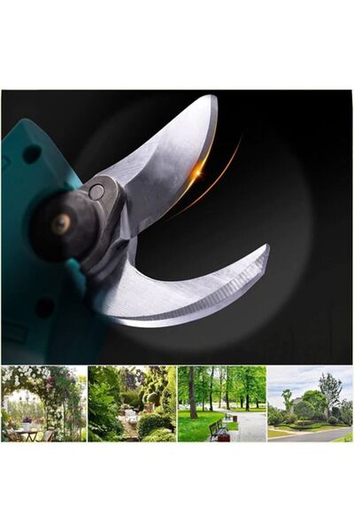 OEM Professional Electric Scissors - 2 48V Batteries, For Trimming in the Garden, Trees, Vines, Branches