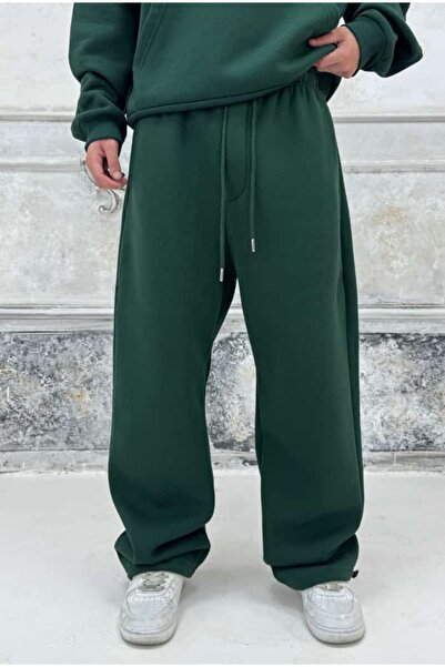 serline Χειμερινή-Basic Premium Ρυθμιζόμενη Φόρμα Φούτερ με Φαρδύ Πόδι