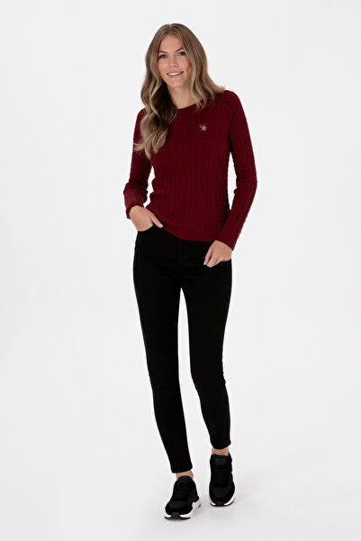 U.S. Polo Assn. Kadın Siyah Skinny High Waist Fit Jean Pantolon 50307812-DN0027