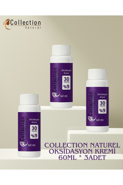 collection natural 30 VOLUME OKSİDAN 60ML * 3 ADET