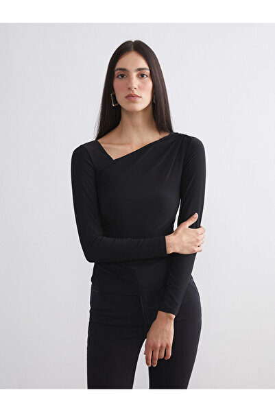 LC Waikiki Create Your Style from Uzg Store | Asymmetrical Neckline Gathered Blouse