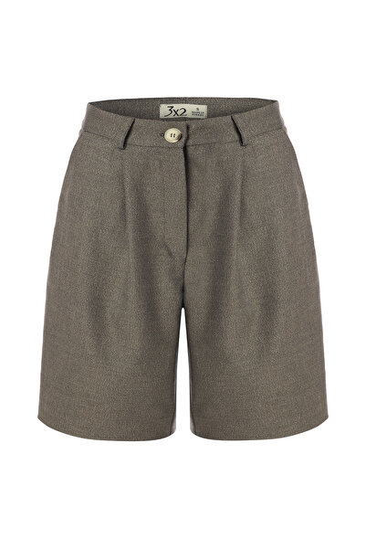 F&K 3X2 Pleated Bermuda Shorts