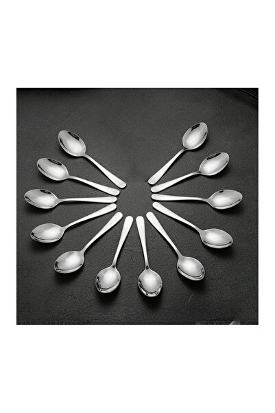 Bisbell 12-Piece Stainless Steel Table Spoon Set - Durable & Classic Cutlery,BB2896