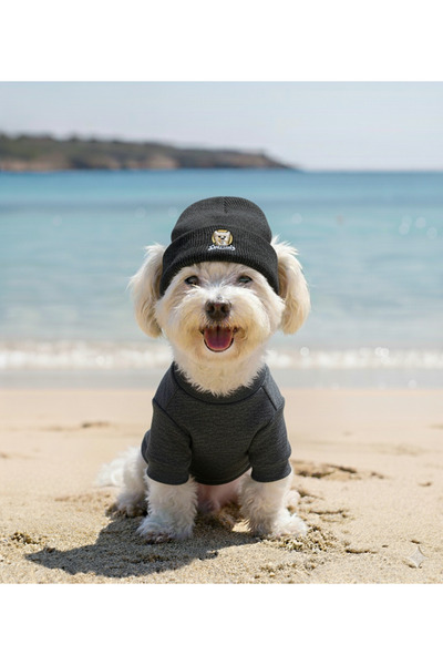 Lokums طقم ملابس وقبعة للكلاب مصنوع يدويًا من قماش ريبانا (للفئات الصغيرة وال...