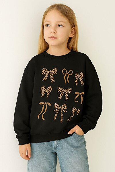 DM DOLCE MORE 3-слойна памучна унисекс детска блуза с много сърца