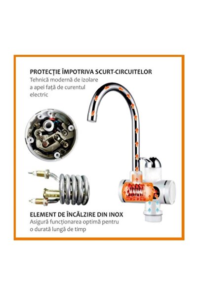 ALBATROS PREMIUM electric faucet, Rated power: 3000 W, Water pressure: 0.04-0.6 MPa