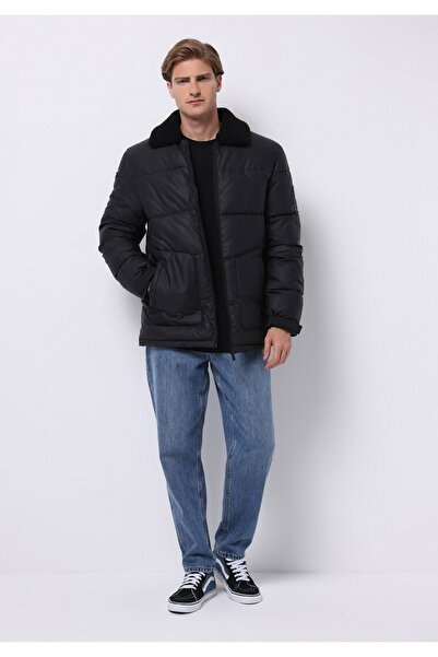 Colin's Regular Fit Erkek Siyah Mont Pu